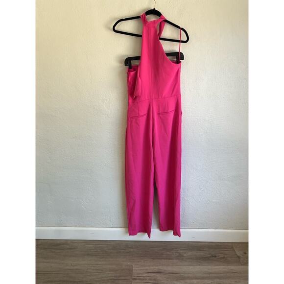Anthropologie Endless Rose Woman Pink Front Tie Strapless Jumpsuit, Size… - Picture 10 of 11